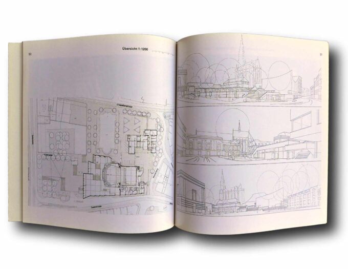 Photo showing a sample spread of the book Stadttheater Basel