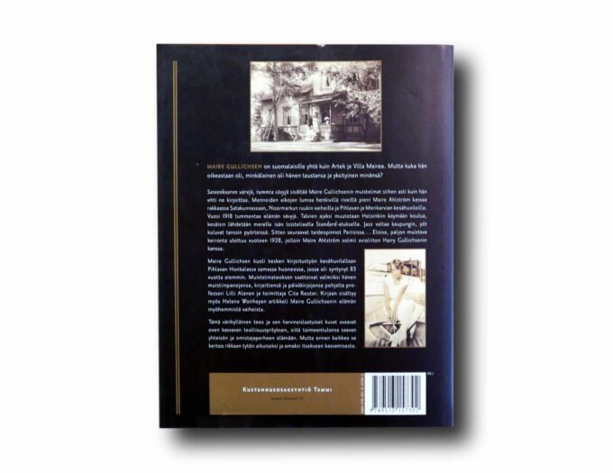 Photo showing a sample spread of the book Maire Gullichsen: Sateenkaaren värejä