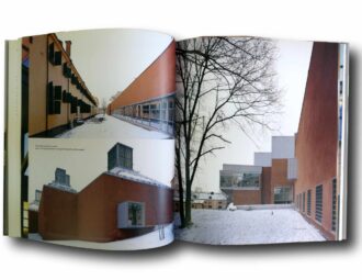 Photo showing a sample spread of the book Modern Museum and Swedish Museum of Architecture in Stockholm