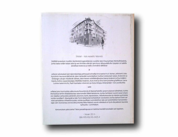 Stadet-Talo-keskella-Helsinkia-taka Photo showing a sample spread of the book Städet – Talo keskellä Helsinkiä