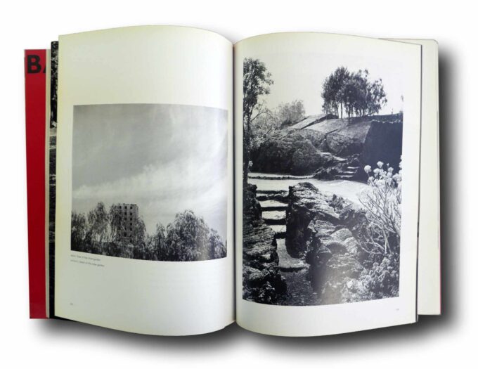 Photo showing a sample spread of the book Barragan – The Complete Works