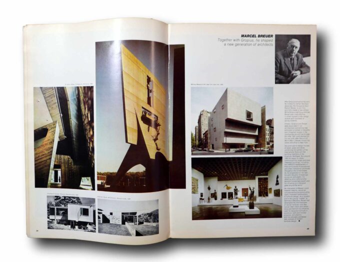 Modern-Architecture-America-auk Photo showing a sample spread of the book Modern Architecture / America
