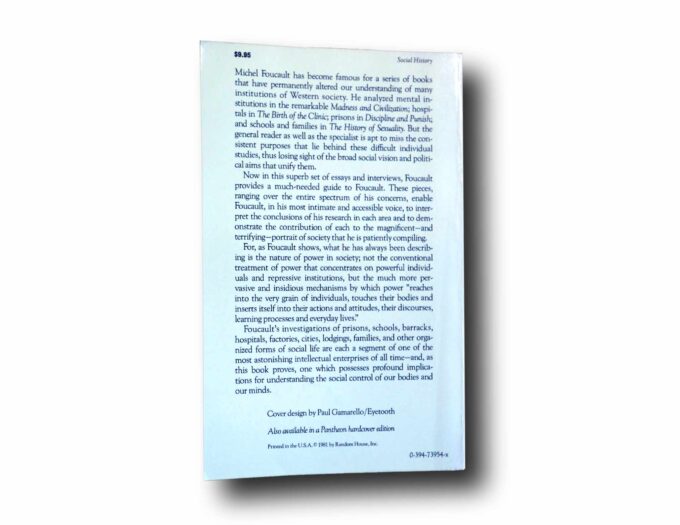 Photo showing a sample spread of the book Power / Knowledge