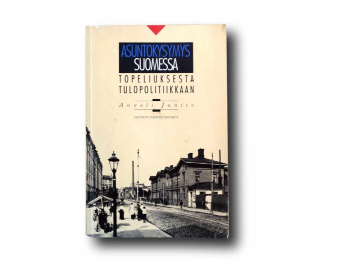 Asuntokysymys-Suomessa-kansi Photo showing the book Asuntokysymys Suomessa