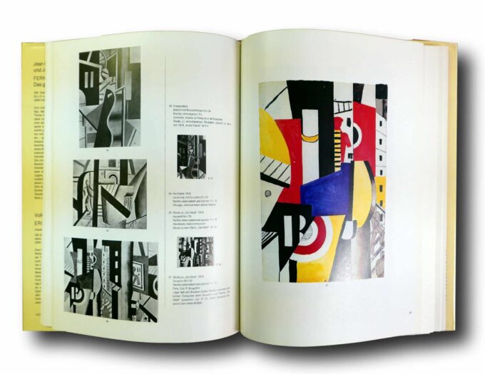Fernand-Leger-das-Graphische-Werk-auk Photo showing a sample spread of the book Fernand Leger – Das Graphische Werk