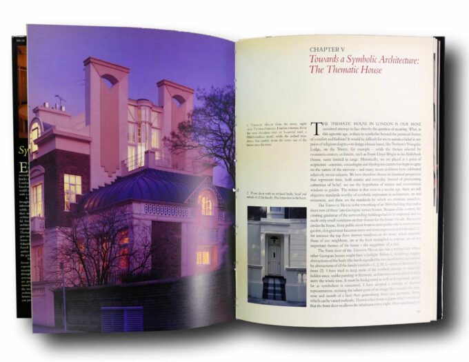Photo showing a sample spread of the book Towards a Symbolic Architecture