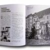 Photo showing a sample spread of the book Arkkitehtuurin romantikko: Jugendarkkitehti Gustaf Estlander