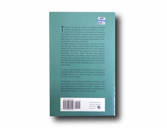 Theorizing-a-New-Agenda-taka Photo showing a sample spread of the book Theorizing a New Agenda for Architecture