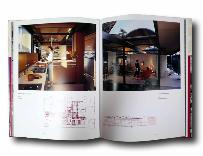 Case-Study-Houses-auk Photo showing a sample spread of the book Case Study Houses 1945–1966