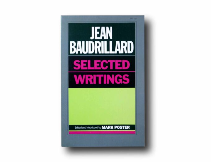 Photo showing the book Jean Baurdillard: Selected Writings