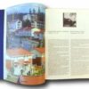 Photo showing a sample spread of the book Suomalaista kaupunkiarkkitehtuuria Finnish Town Planning and Architecture