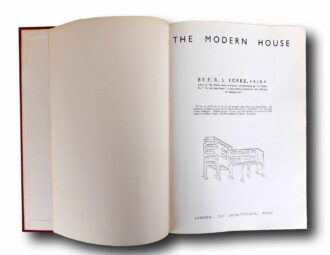 Photo showing a sample spread of the book The Modern House