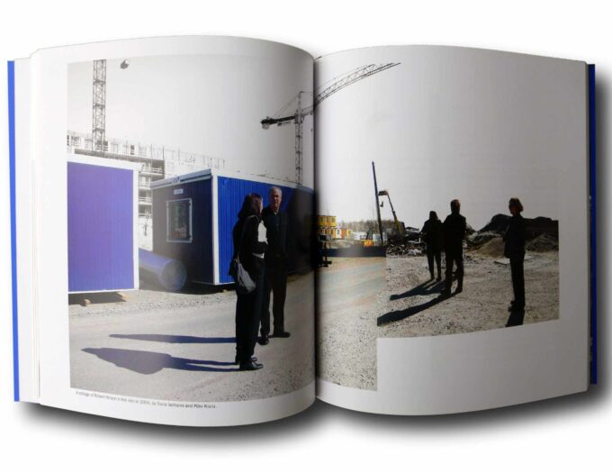 Wilson-Meets-Wirkkala-auk Photo showing a sample spread of the book Wilson Meets Wirkkala
