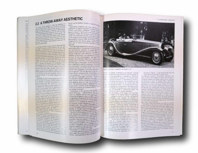 Photo showing a sample spread of the book Design by Choice