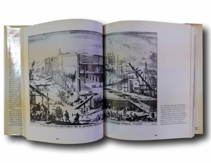 Photo showing a sample spread of the book The Prodigious Builders