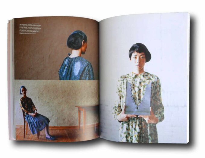 Photo showing a sample spread of the book Feel and Think: A New Era of Tokyo Fashion