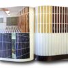 Alvar-Aalto-seitsemassa-talossa-auk Photo showing a sample spread of the book Alvar Aalto seitsemässä talossa : Alvar Aalto i sju hus