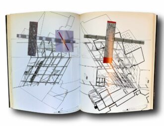 Photo showing a sample spread of the book Daniel Libeskind: Countersign