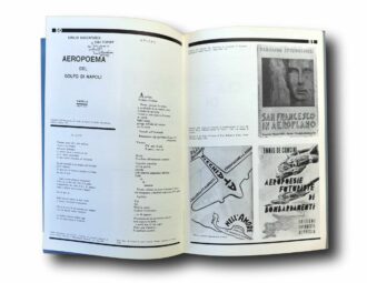 Photo showing a sample spread of the book aero... futurismo e mito del volo