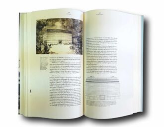 Photo showing a sample spread of the book Arkitekten Ivar Tengbom