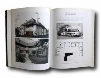 Photo showing a sample spread of the book CFA Voysey