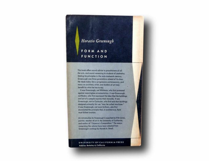 Greenough-Form-and-Function-taka Photo showing a sample spread of the book Form and Function