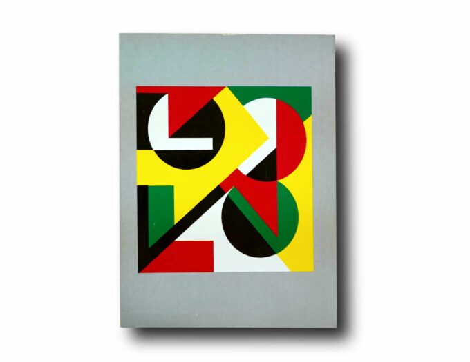 Photo showing a sample spread of the book Konkret i Norden – Nordic Concrete Art 1907–1960