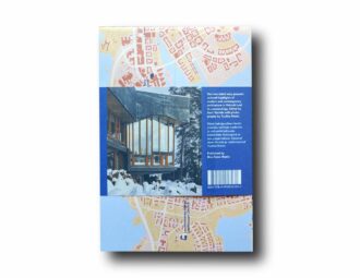Photo showing a sample spread of the book Moderni Helsinki -kartta | Modern Helsinki Map