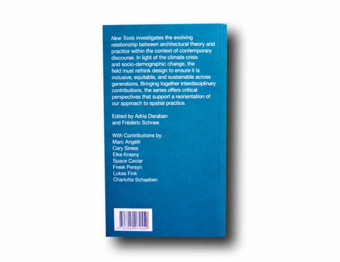 Photo showing a sample spread of the book New Tools Vol. 1: Architectural Discourses on the Anthropocene