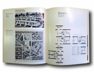 Photo showing a sample spread of the book Candilis Josic Woods