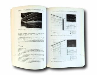 Photo showing a sample spread of the book European Timber Buildings as an Expression of Technological and Technical Cultures