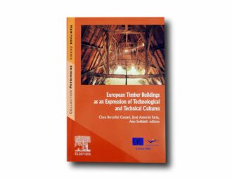Photo showing the book European Timber Buildings as an Expression of Technological and Technical Cultures