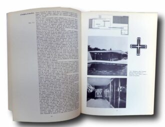 Photo showing a sample spread of the book Ludwig Mies van der Rohe