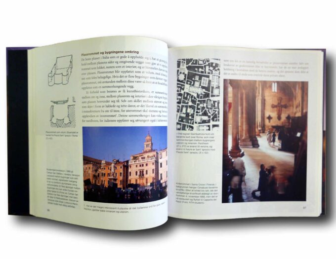 Italias-urbane-fenomen-auk Photo showing a sample spread of the book Italias urbane fenomen: Byrom och mennesker