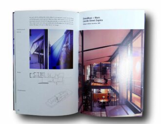 Photo showing a sample spread of the book Living the Modern: Australian Architecture