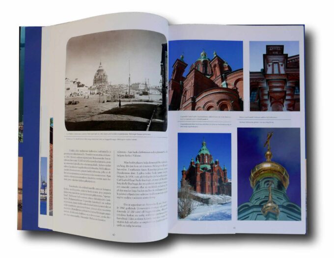 Katajanokka-Skatudden-auk Photo showing a sample spread of the book Katajanokka – Skatudden