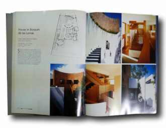 Photo showing a sample spread of the book Mexican Architectures