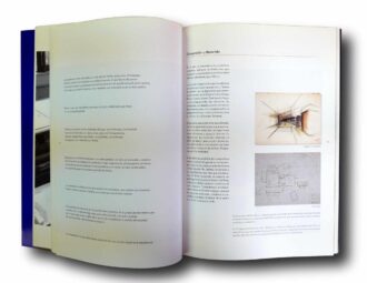 Photo showing a sample spread of the book Rogelio Salmona espacios abiertos / espacios colectivos