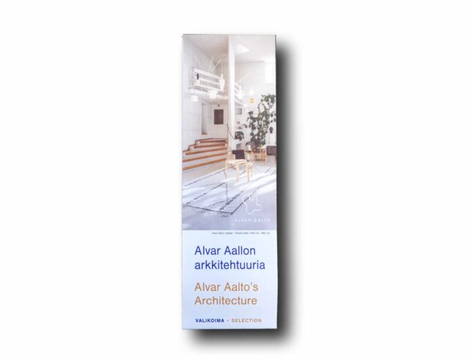 Alvar-Aallon-arkkitehtuuria-Aalto-Architecture-map-1 Photo showing the book Alvar Aallon arkkitehtuuria -kartta – Alvar Aalto's Architecture Map