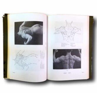 Photo showing a sample spread of the book An Atlas of Anatomy for Artists