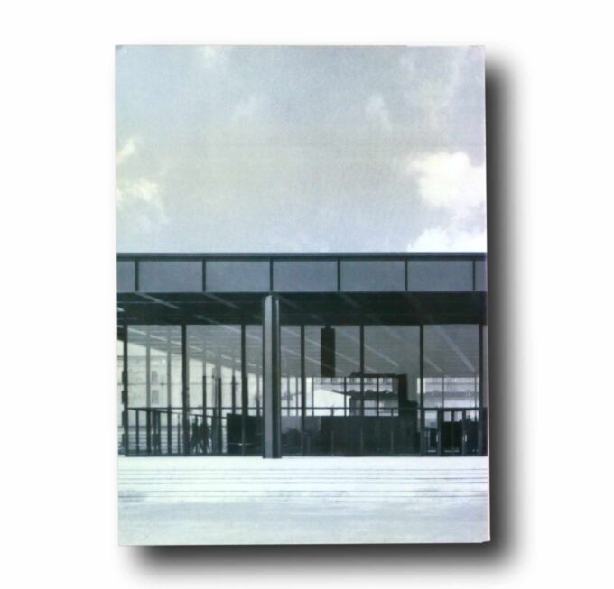 Photo showing a sample spread of the book Mies van der Rohe: Leben und Werk