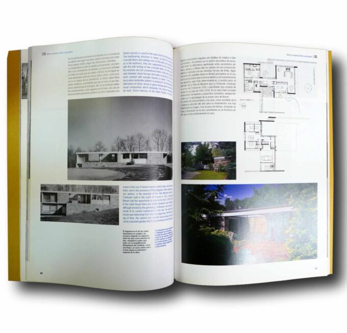 2G-Marcel-Breuer-American-Houses-auk Photo showing a sample spread of the book 2G N.17 2001 Marcel Breuer: American Houses