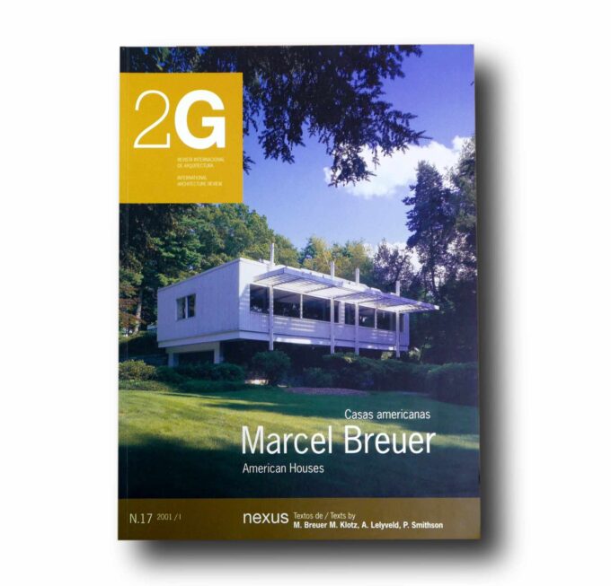 2G-Marcel-Breuer-American-Houses-kansi Photo showing the book 2G N.17 2001 Marcel Breuer: American Houses