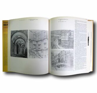 Photo showing a sample spread of the book Hendrik Petrus Berlage Complete Works