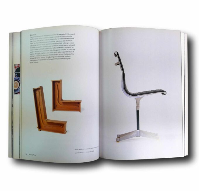 Eames-auk Photo showing a sample spread of the book The Work of Charles and Ray Eames