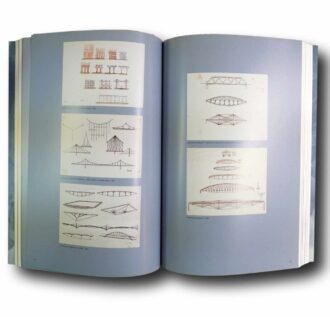 Photo showing a sample spread of the book Frei Otto Das Gesamtwerk