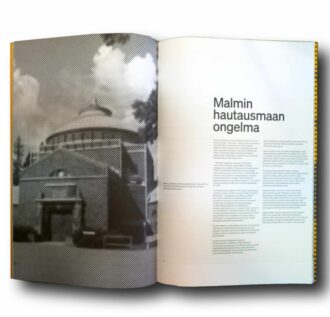 Photo showing a sample spread of the book Harjun pieni monumenti