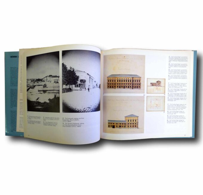 Lilius-Esplanadi-auk Photo showing a sample spread of the book Esplanadi – Esplanaden – The Esplanade