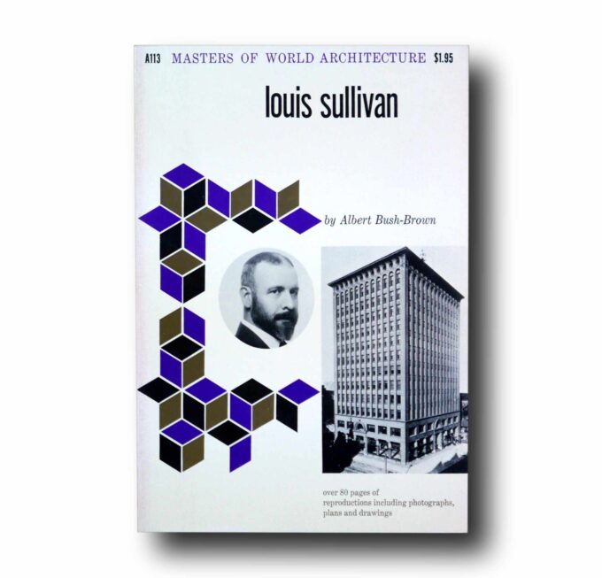 MOWA-A113-Louis-Sullivan-kansi Photo showing the book