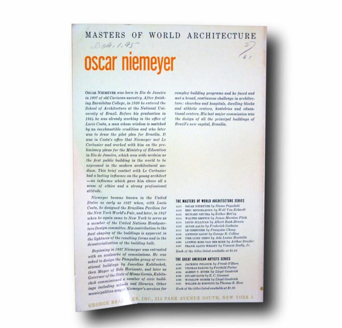 MOWA-A117-Oscar-Niemeyer-taka Photo showing a sample spread of the book Oscar Niemeyer